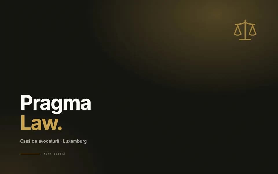 Pragma Law — Casă de avocatură · Luxemburg